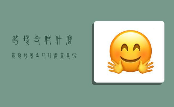 跨境支付什么意思,跨境支付什么意思啊-图1