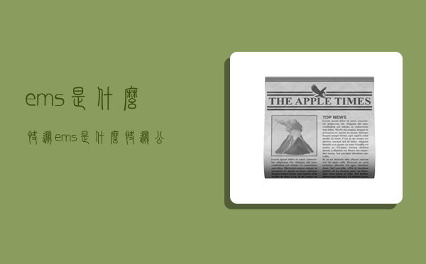 ems是什么快递,ems是什么快递公司-图1