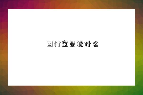 国付宝是指什么-图1