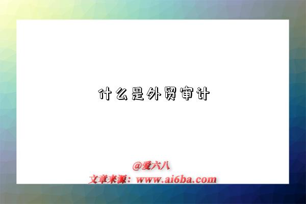 什么是外贸审计-图1 什么是外贸审计-图1