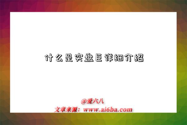 什么是实盘巨详细介绍-图1 什么是实盘巨详细介绍-图1