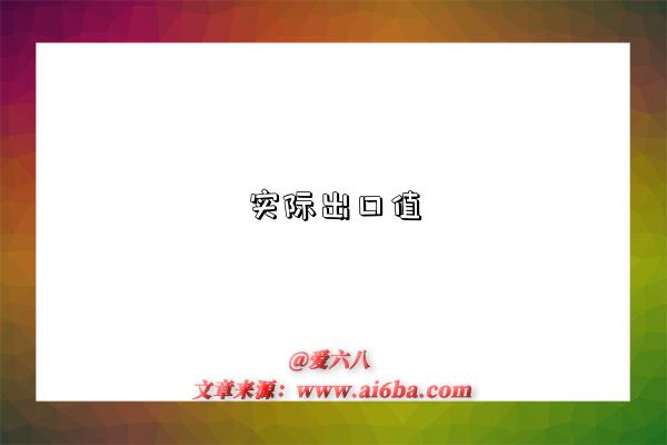 实际出口值-图1 实际出口值-图1