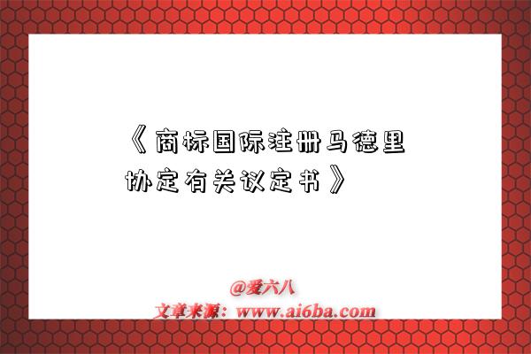 《商标国际注册马德里协定有关议定书》-图1