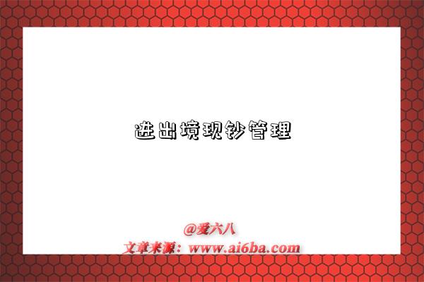 进出境现钞管理-图1 进出境现钞管理-图1