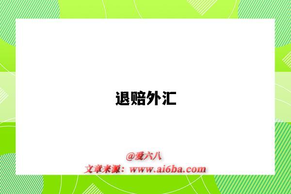 退赔外汇-图1 退赔外汇-图1