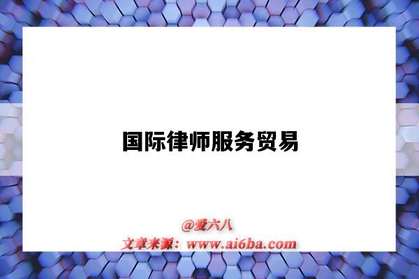 国际律师服务贸易-图1