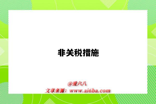 非关税措施-图1