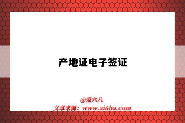 产地证电子签证-图1 产地证电子签证-图1