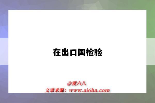 在出口国检验-图1 在出口国检验-图1
