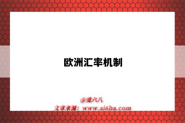 欧洲汇率机制-图1 欧洲汇率机制-图1