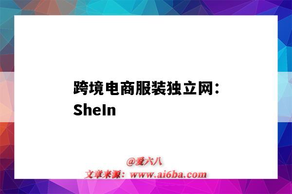 跨境电商服装独立网：SheIn（服装类跨境电商平台）-图1