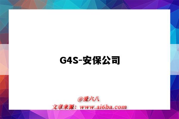 G4S-安保公司（g4s安保公司招聘条件）-图1