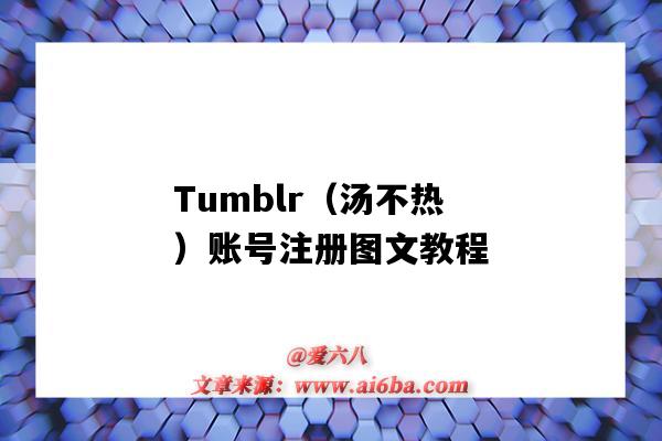 Tumblr（汤不热）账号注册图文教程（汤不热如何注册账号）-图1