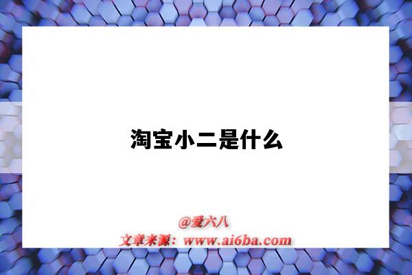 淘宝小二是什么（淘宝小二是什么意思）-图1