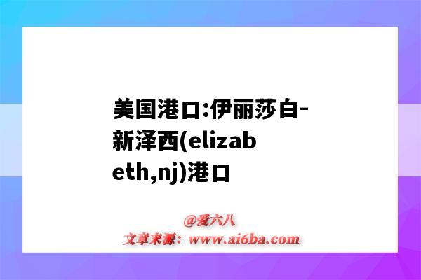美国港口:伊丽莎白-新泽西(elizabeth,nj)港口(新泽西 伊丽莎白港口)-图1 美国港口:伊丽莎白-新泽西(elizabeth,nj)港口(新泽西 伊丽莎白港口)-图1