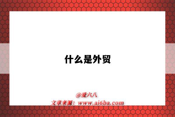 什么是外贸（什么是外贸服装）-图1