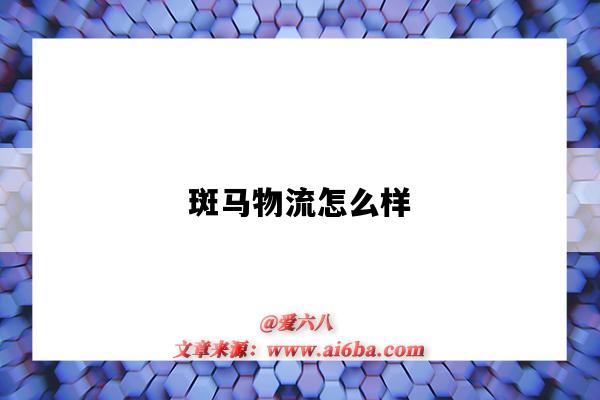 斑马物流怎么样(斑马物流公司怎么样)-图1 斑马物流怎么样(斑马物流公司怎么样)-图1