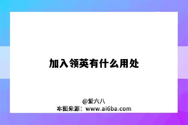 加入领英有什么用处(加入领英有什么用处_领英是干什么用的)-图1 加入领英有什么用处(加入领英有什么用处_领英是干什么用的)-图1